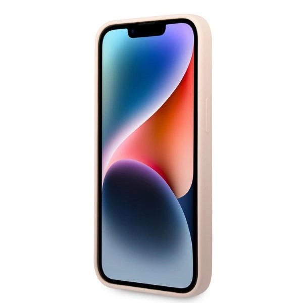 Karl Lagerfeld KLHCP14MSNIKBCP iPhone 14 Plus 6.7" Hardcase pink/pink Silicone Ikonik