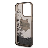 Karl Lagerfeld KLHCP14XLNCHCK iPhone 14 Pro Max 6.7" sort/sort hardcase Glitter Choupette Head