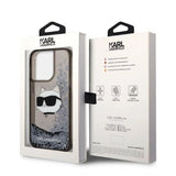 Karl Lagerfeld KLHCP14XLNCHCK iPhone 14 Pro Max 6.7" sort/sort hardcase Glitter Choupette Head