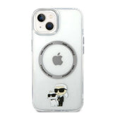 Karl Lagerfeld KLHMP14MHNKCIT iPhone 14 Plus 6.7" Hardcase gennemsigtige ikoniske Karl Choupette Magsafe