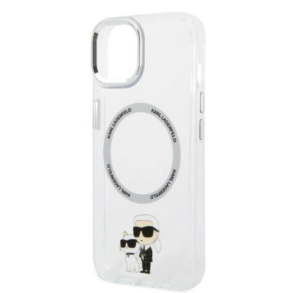 Karl Lagerfeld KLHMP14MHNKCIT iPhone 14 Plus 6.7" Hardcase gennemsigtige ikoniske Karl Choupette Magsafe