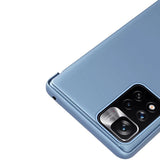 Clear View Case cover til Realme C33 flip cover sort