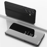 Clear View Case cover til Samsung Galaxy A54 5G flip cover sort
