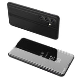 Clear View Case cover til Samsung Galaxy A54 5G flip cover sort