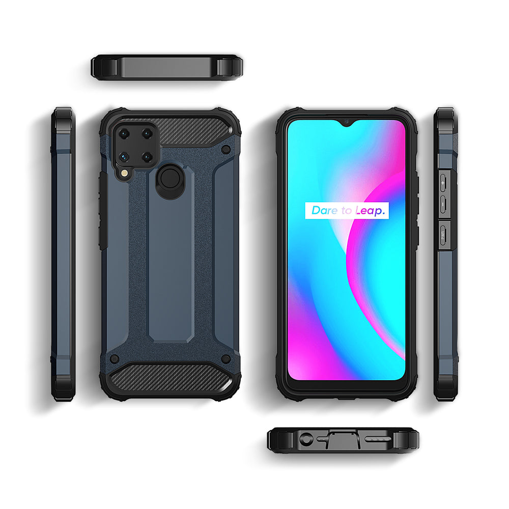 Hybrid Armor case til Realme 10 5G / Realme 9i 5G pansrede hybrid case sort