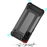 Hybrid Armor case til Samsung Galaxy S23 Ultra pansret hybrid cover sort