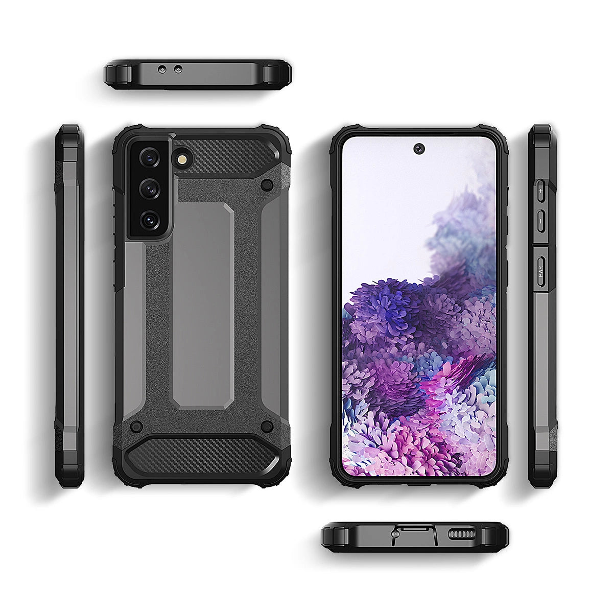 Hybrid Armor case til Samsung Galaxy S23 Ultra pansret hybrid cover blå