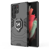 Wozinsky Ring Armor case til Samsung Galaxy S23 Ultra pansret cover magnetisk holder ring sort