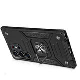 Wozinsky Ring Armor case til Samsung Galaxy S23 Ultra pansret cover magnetisk holder ring sort