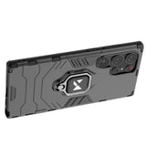 Wozinsky Ring Armor case til Samsung Galaxy S23 Ultra pansret cover magnetisk holder ring sort