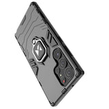 Wozinsky Ring Armor case til Samsung Galaxy S23 Ultra pansret cover magnetisk holder ring sort
