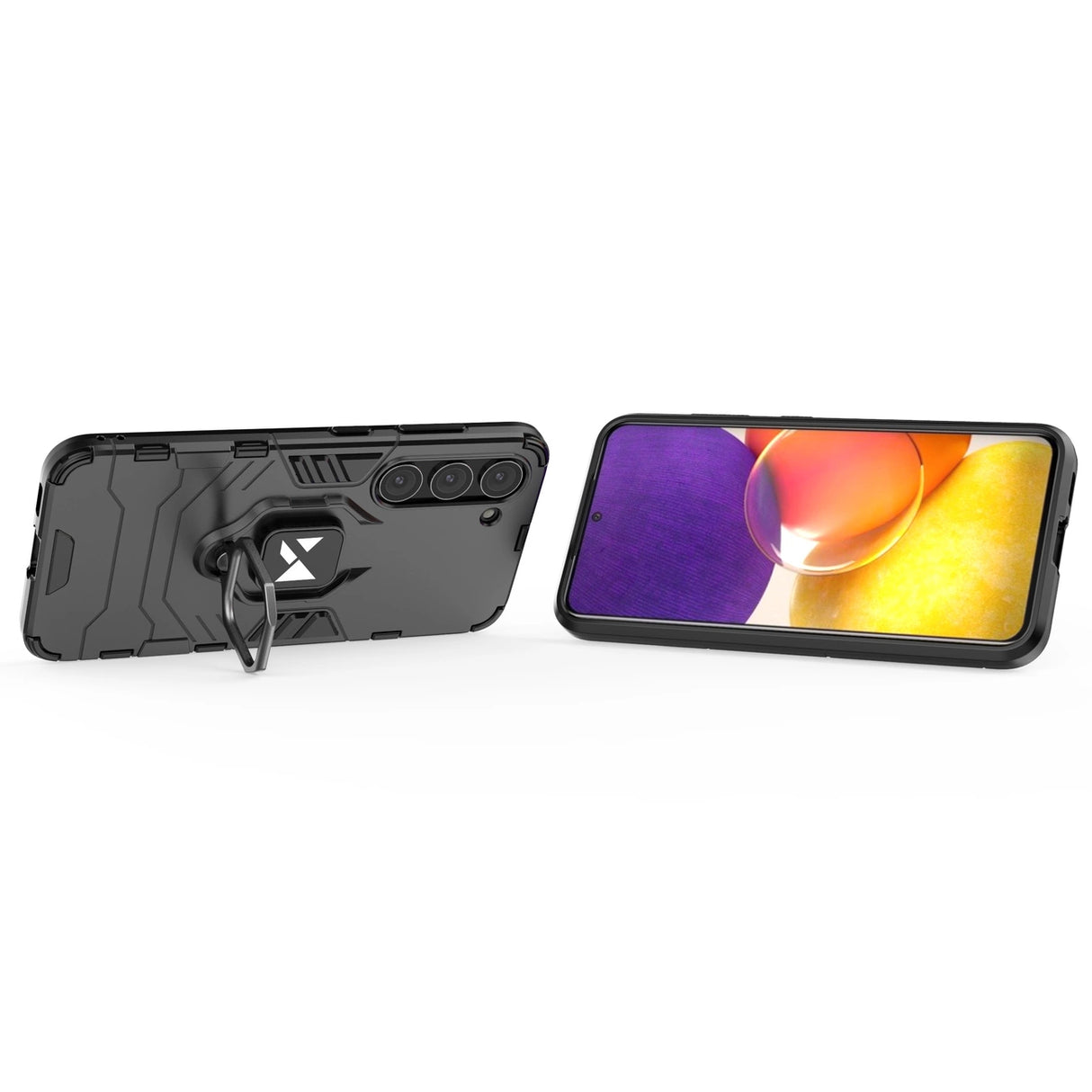 Wozinsky Ring Armor case til Samsung Galaxy S23+ pansret cover magnetisk holder ring sort