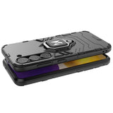 Wozinsky Ring Armor case til Samsung Galaxy S23+ pansret cover magnetisk holder ring sort