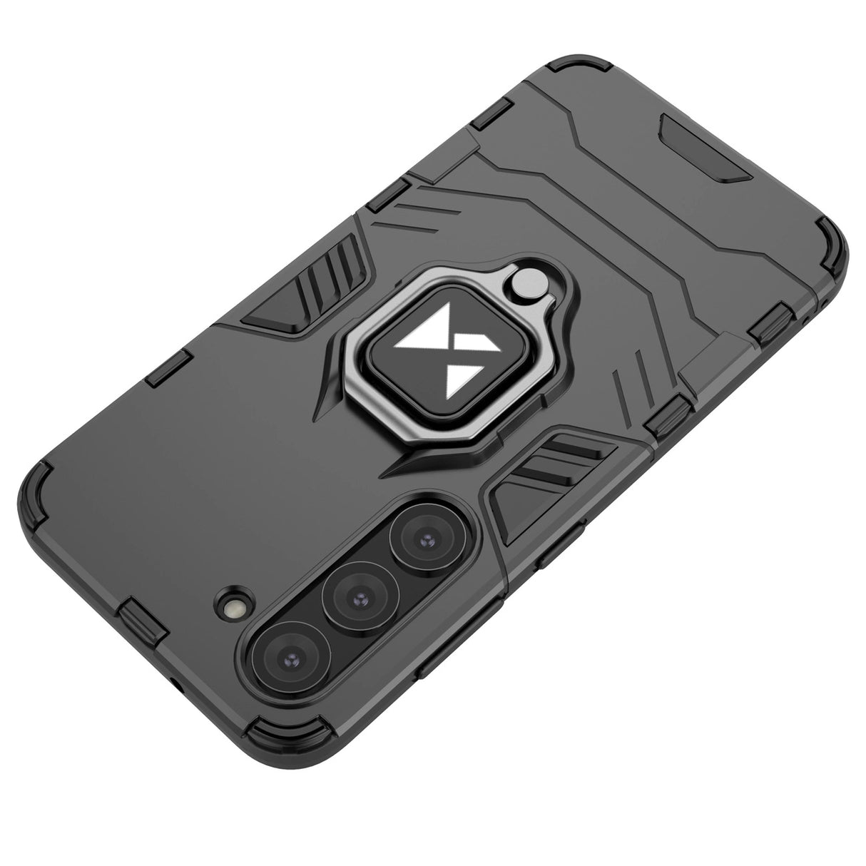 Wozinsky Ring Armor case til Samsung Galaxy S23+ pansret cover magnetisk holder ring sort