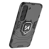 Wozinsky Ring Armor case til Samsung Galaxy S23+ pansret cover magnetisk holder ring sort