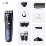 Braun BeardTrimmer 7 BT7540 skæg trimmer Batteri 40 2 cm Våd og tør Sort, Blå