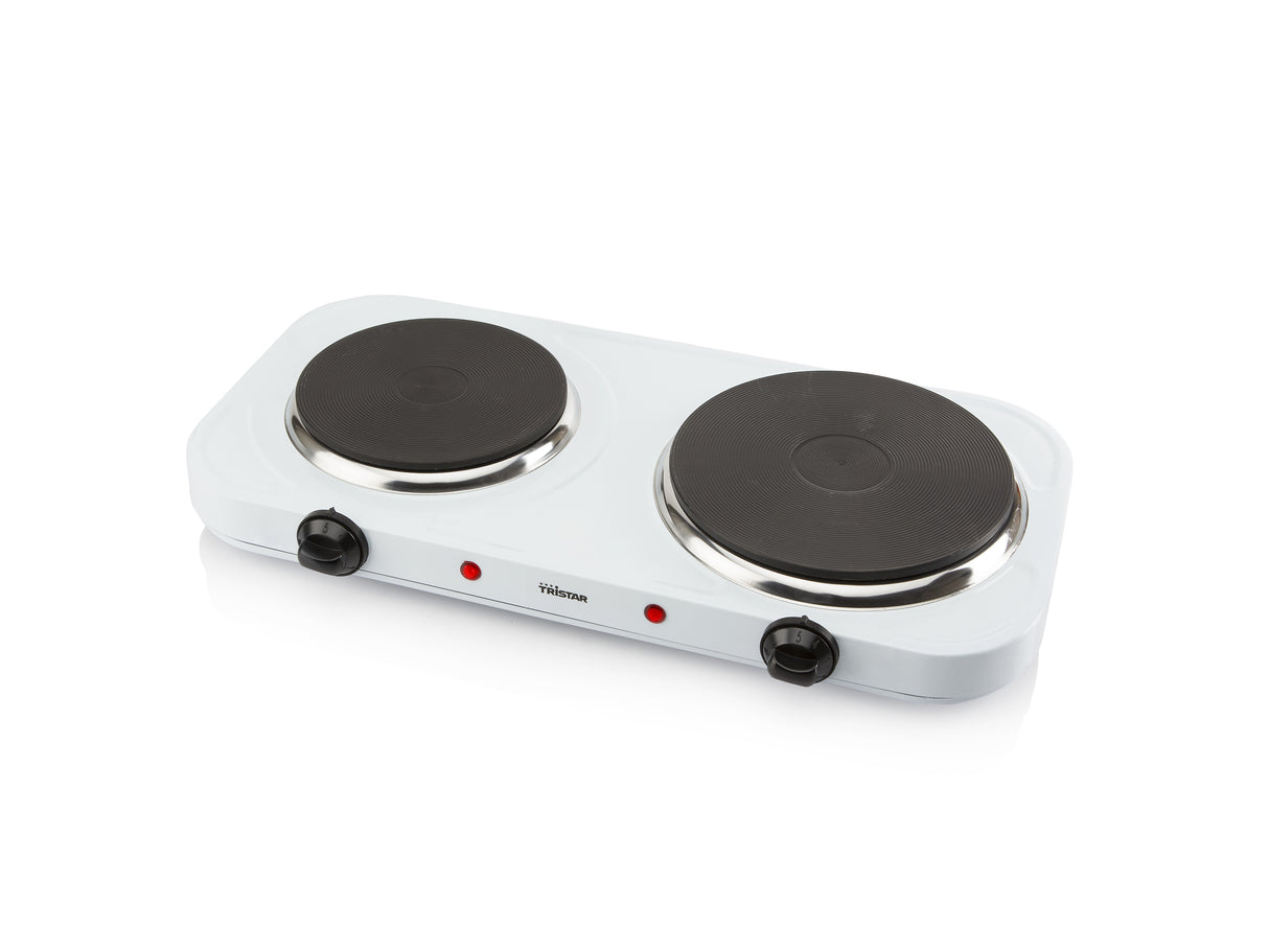 Tristar KP-6245 kogeplade Hvid Bordplade Forseglet plade 2 zone(s)