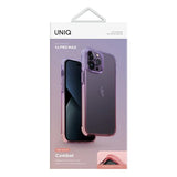 Uniq Combat Duo fodtøj til iPhone 14 Pro Max - lilla og pink