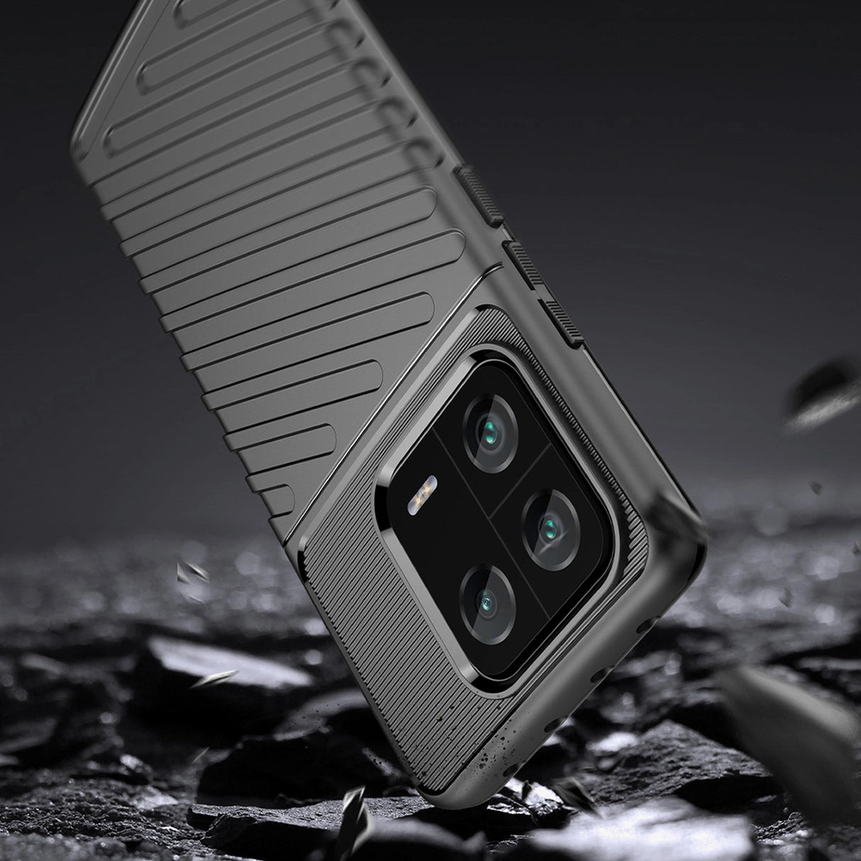 Thunder Case til Xiaomi 13 Pro silikone rustning case sort