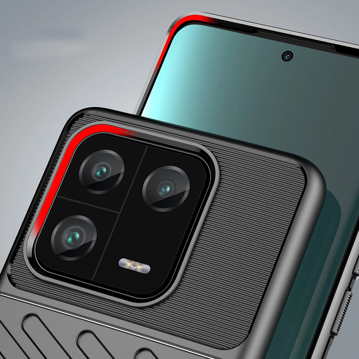 Thunder Case til Xiaomi 13 Pro silikone rustning case sort