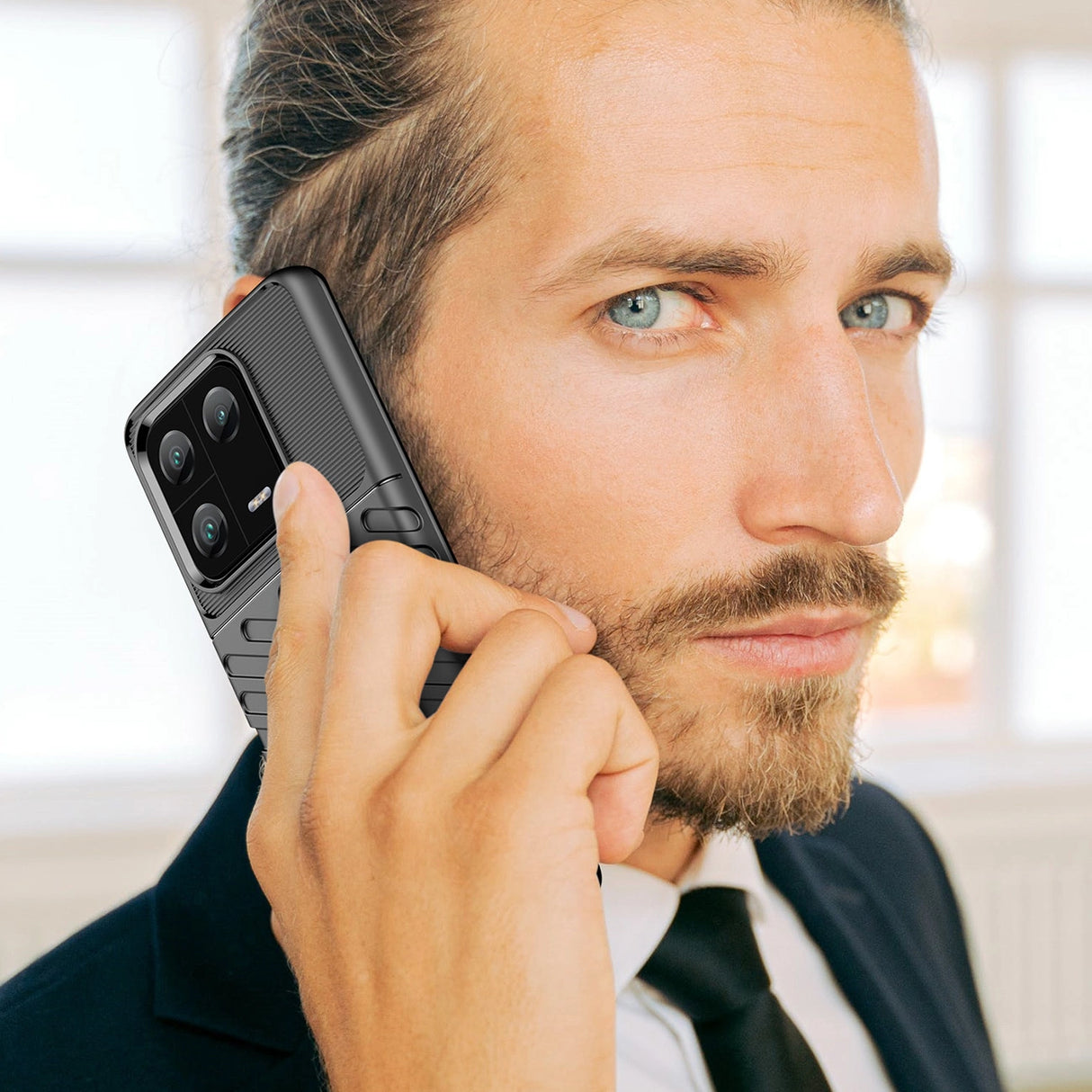 Thunder Case til Xiaomi 13 Pro silikone rustning case sort