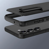Nillkin Super Frosted Shield Pro-kasse til Samsung Galaxy S23+ pansret cover + telefonstativ blå