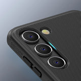 Nillkin Super Frosted Shield Pro-kasse til Samsung Galaxy S23+ pansret cover + telefonstativ blå