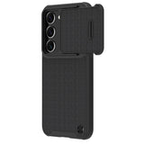 Nillkin Textured S Case til Samsung Galaxy S23, pansret cover med kamera cover, sort