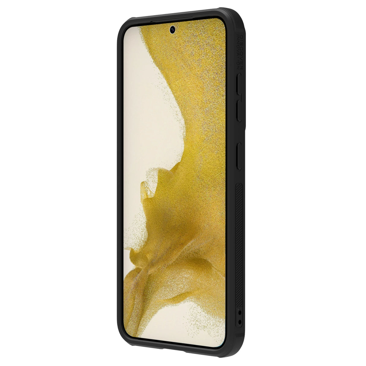 Nillkin Textured S Case til Samsung Galaxy S23, pansret cover med kamera cover, sort