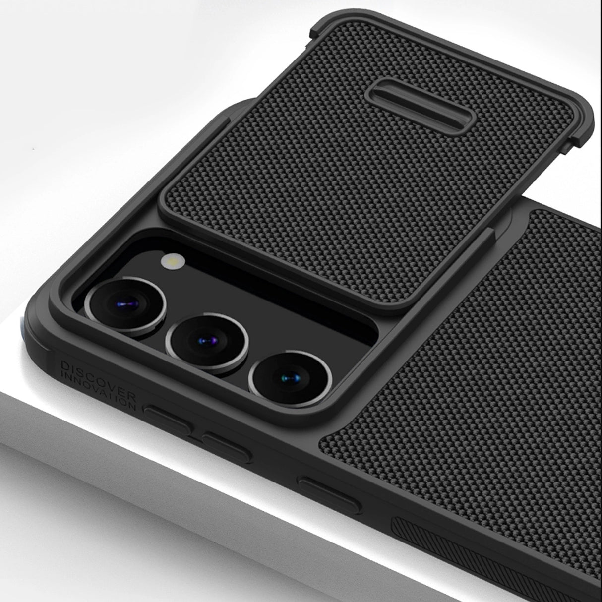 Nillkin Textured S Case til Samsung Galaxy S23+ pansret cover med kamera cover sort