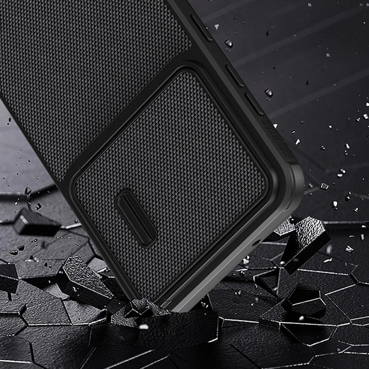 Nillkin Textured S Case til Samsung Galaxy S23+ pansret cover med kamera cover sort
