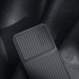 Nillkin Syntetisk Fiber S Case til Samsung Galaxy S23, kamera cover, sort
