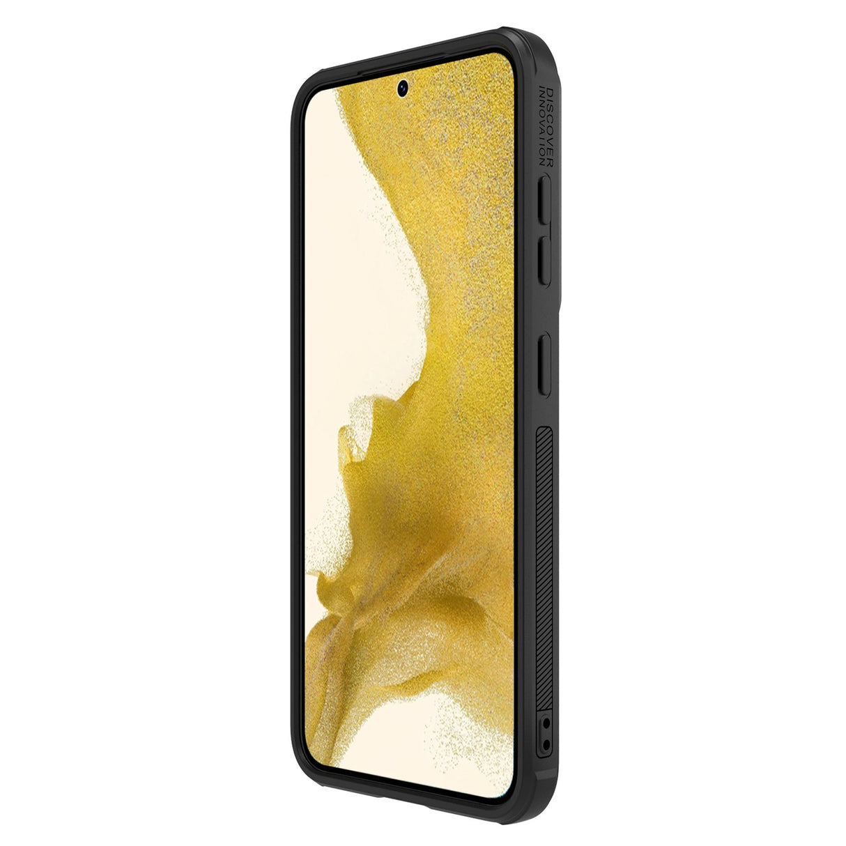 Nillkin Syntetisk Fiber S Case til Samsung Galaxy S23, kamera cover, sort