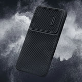Nillkin Syntetisk Fiber S Case til Samsung Galaxy S23+, kamera cover, sort