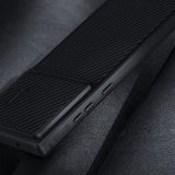 Nillkin Syntetisk Fiber S Case til Samsung Galaxy S23 Ultra, kamera cover, sort
