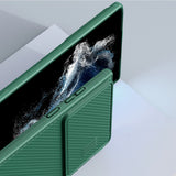 Nillkin CamShield S Case Samsung Galaxy S23 Ultra Armored Cover Camera Protector Grøn