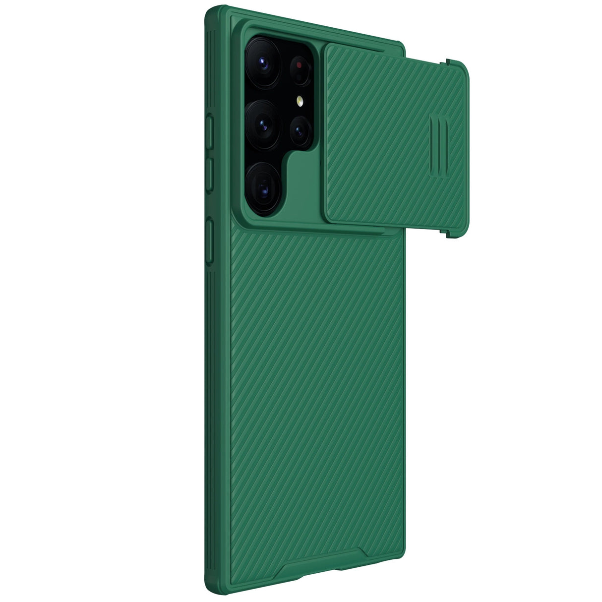 Nillkin CamShield S Case Samsung Galaxy S23 Ultra Armored Cover Camera Protector Grøn
