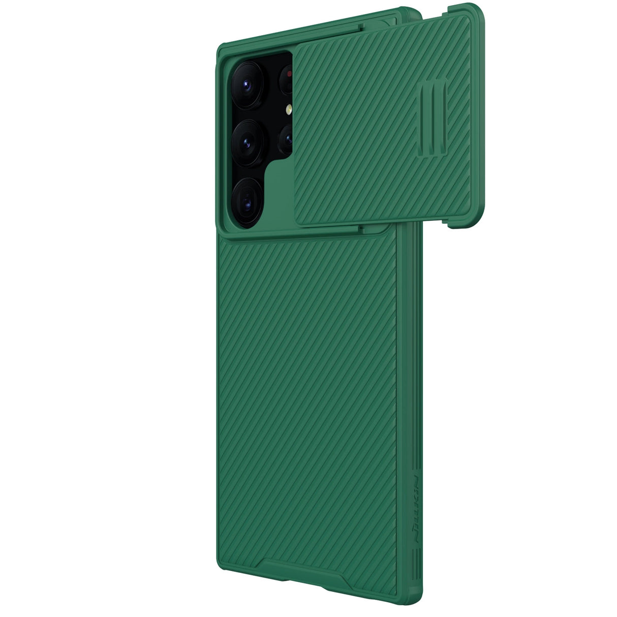 Nillkin CamShield S Case Samsung Galaxy S23 Ultra Armored Cover Camera Protector Grøn