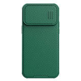Nillkin CamShield S Case iPhone 14 Pro Max Armored Cover Camera Protector Grøn