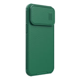 Nillkin CamShield S Case iPhone 14 Pro Max Armored Cover Camera Protector Grøn