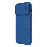 Nillkin CamShield S Case iPhone 14 Pro Max Armored Cover Camera Protector Blå
