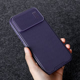 Nillkin CamShield S Case iPhone 14 Pro Max Armored Cover Camera Protector Blå