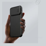 Nillkin CamShield S Case iPhone 14 Pro Max Armored Cover Camera Protector Blå