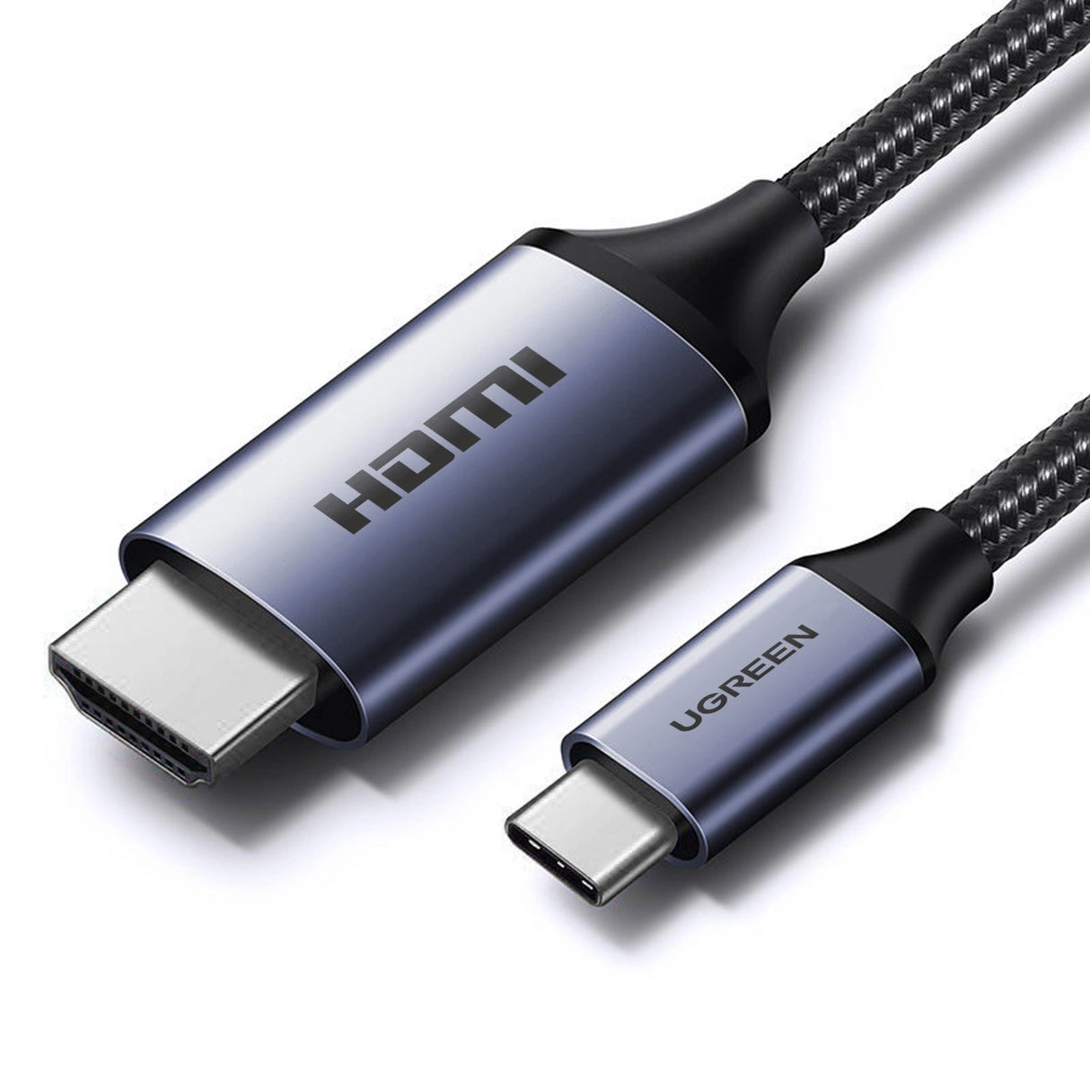 USB C - HDMI 2.1 8K 60Hz Kabel 1,5m Grøn CM565 - Grå