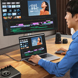 USB C - HDMI 2.1 8K 60Hz Kabel 1,5m Grøn CM565 - Grå
