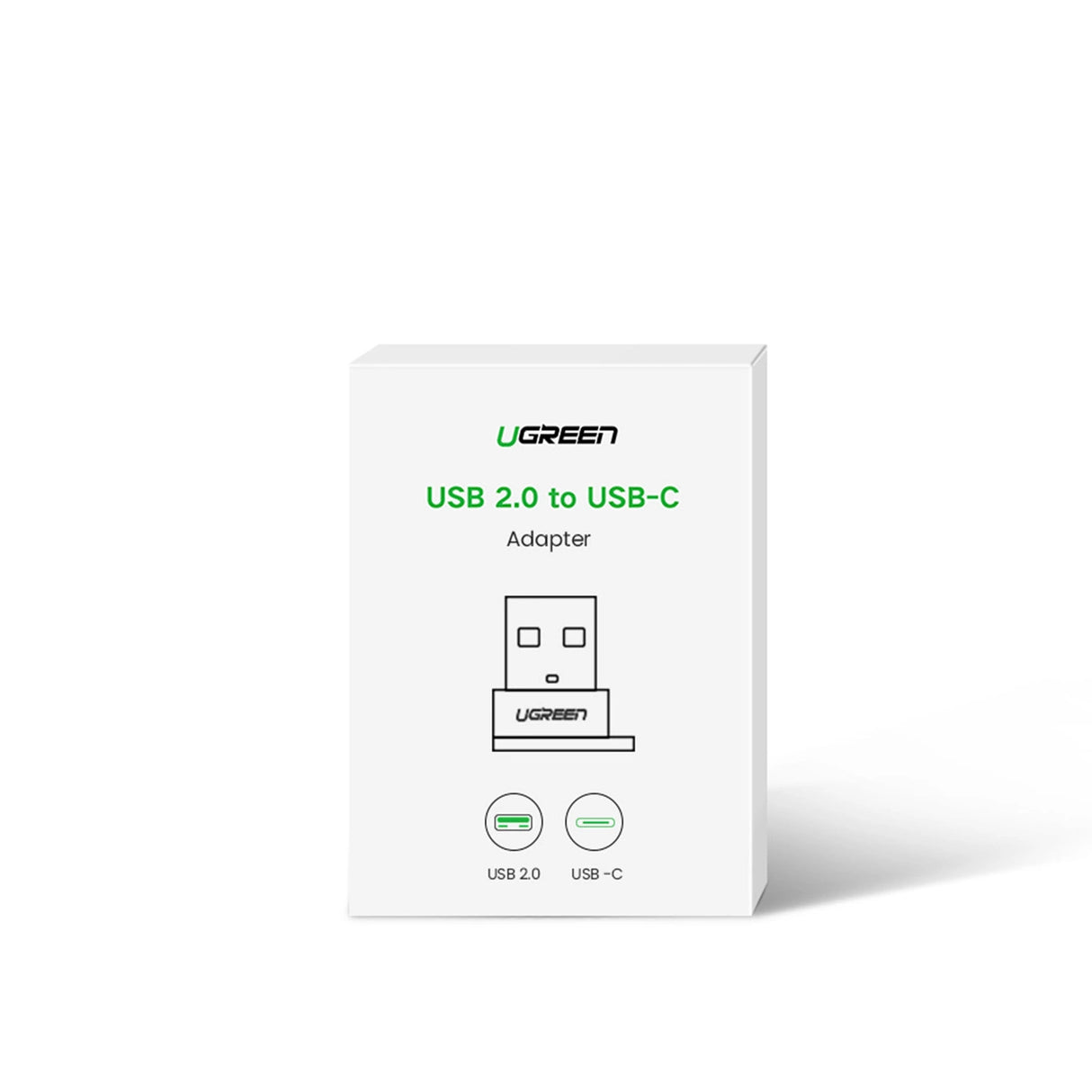 Ugreen US280 50568 USB-C 3.1 (kvindelig) / USB-A 2.0 (mandlig) adapter - sort