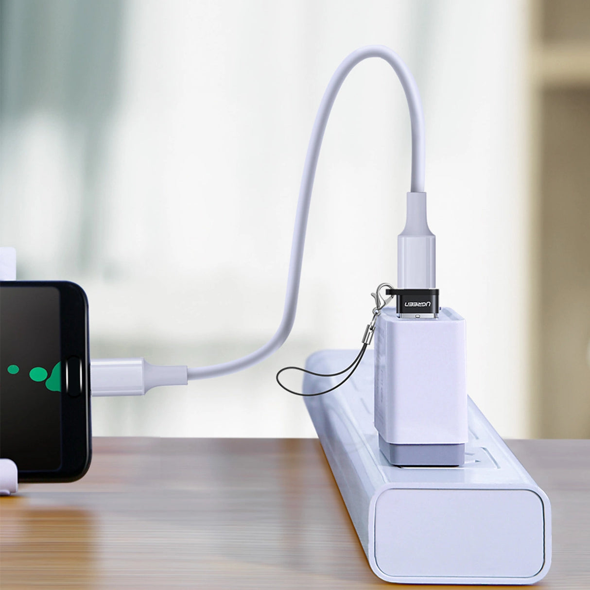 Ugreen US280 50568 USB-C 3.1 (kvindelig) / USB-A 2.0 (mandlig) adapter - sort