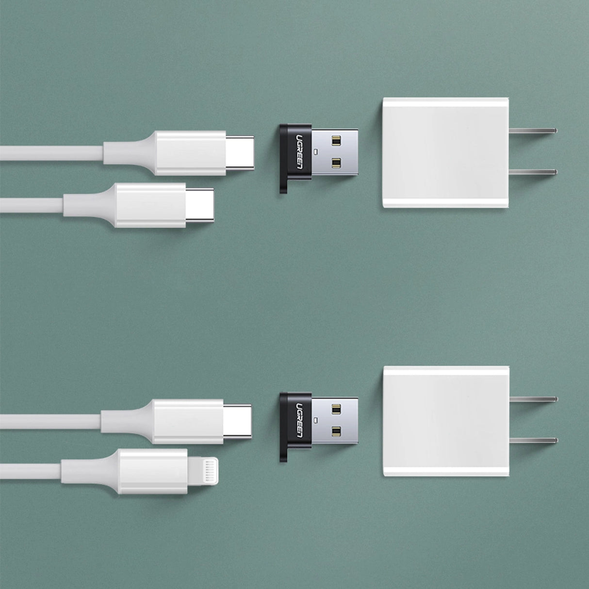 Ugreen US280 50568 USB-C 3.1 (kvindelig) / USB-A 2.0 (mandlig) adapter - sort