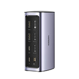 Ugreen Multifunction HUB 12in1 USB C USB HDMI DP RJ45 AUX SD TF grå (CM555)