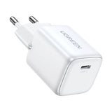 Ugreen Nexode mini CD318 15324 GaN 20W USB-C PD 3.0 / QC 4.0 netværksoplader - hvid